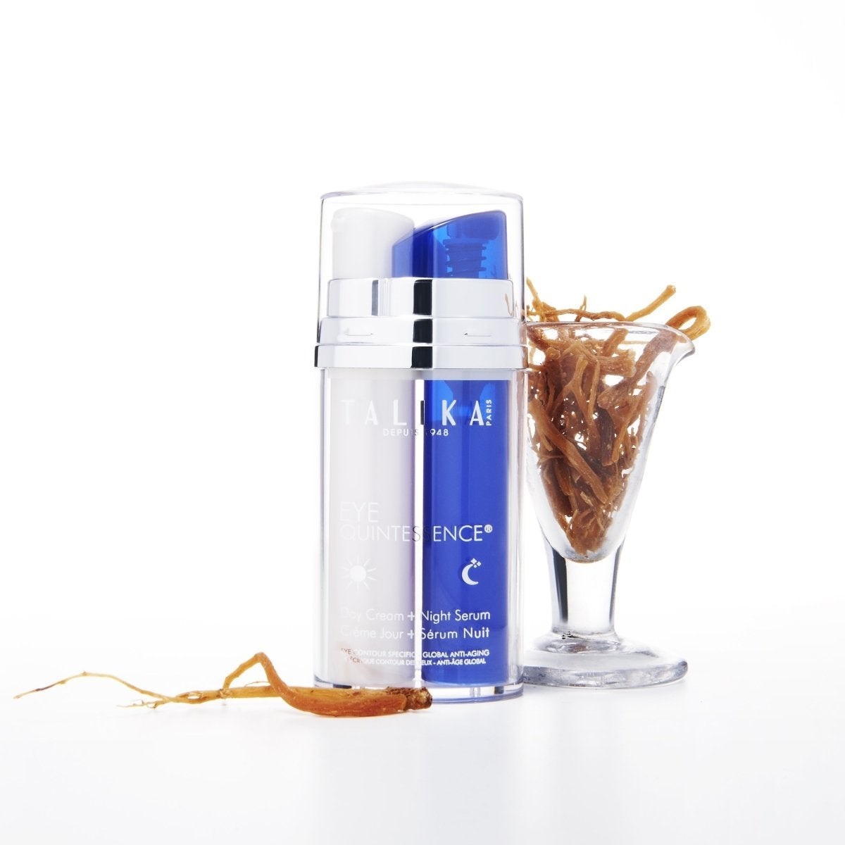 Talika Eye Quintessence 2x10 ml - Sieri per il contorno occhi con azione diurna e notturna