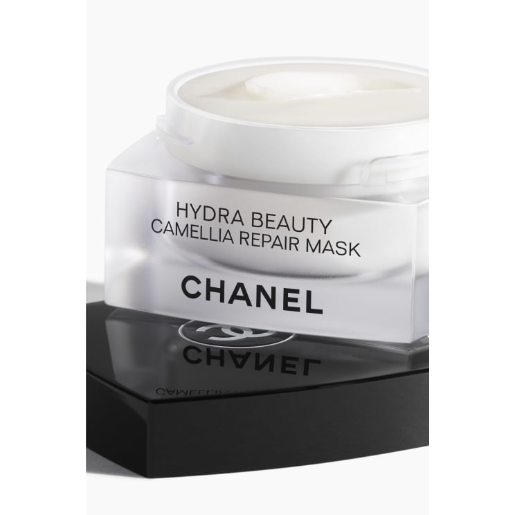 CHANEL Hydra Beauty Camellia Repair Mask - Maschera-Balsamo Idratante e Riparatrice 50 g con Cera di Camelia