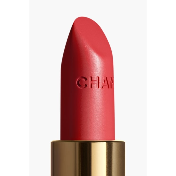 CHANEL Rouge Allure Velvet 47 Flamboyante - Rossetto Mat Vellutato e Luminoso 3.5g
