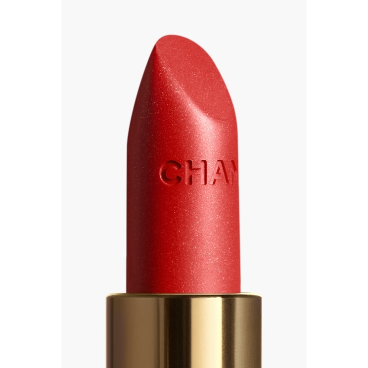 CHANEL Rouge Allure Velvet 48 Ardente - Rossetto Vellutato Luminoso con Effetto Seconda Pelle