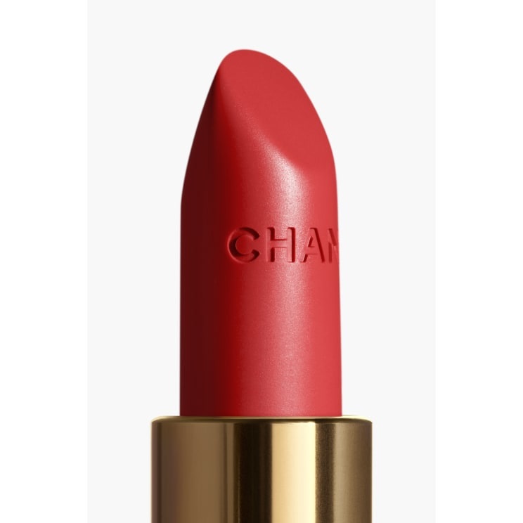 CHANEL Rouge Allure Velvet 56 Rouge Charnel - Rossetto Mat Luminoso 3.5 g
