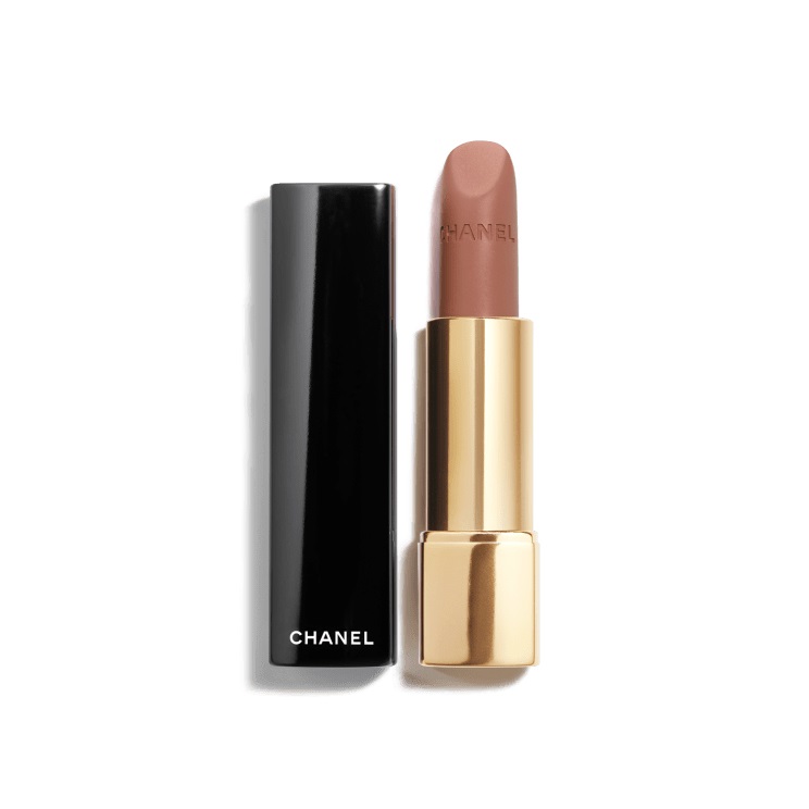 CHANEL Rouge Allure Velvet 60 Intemporelle - Rossetto Mat Vellutato con Effetto 'Seconda Pelle', Lunga Tenuta e Formula Nutriente