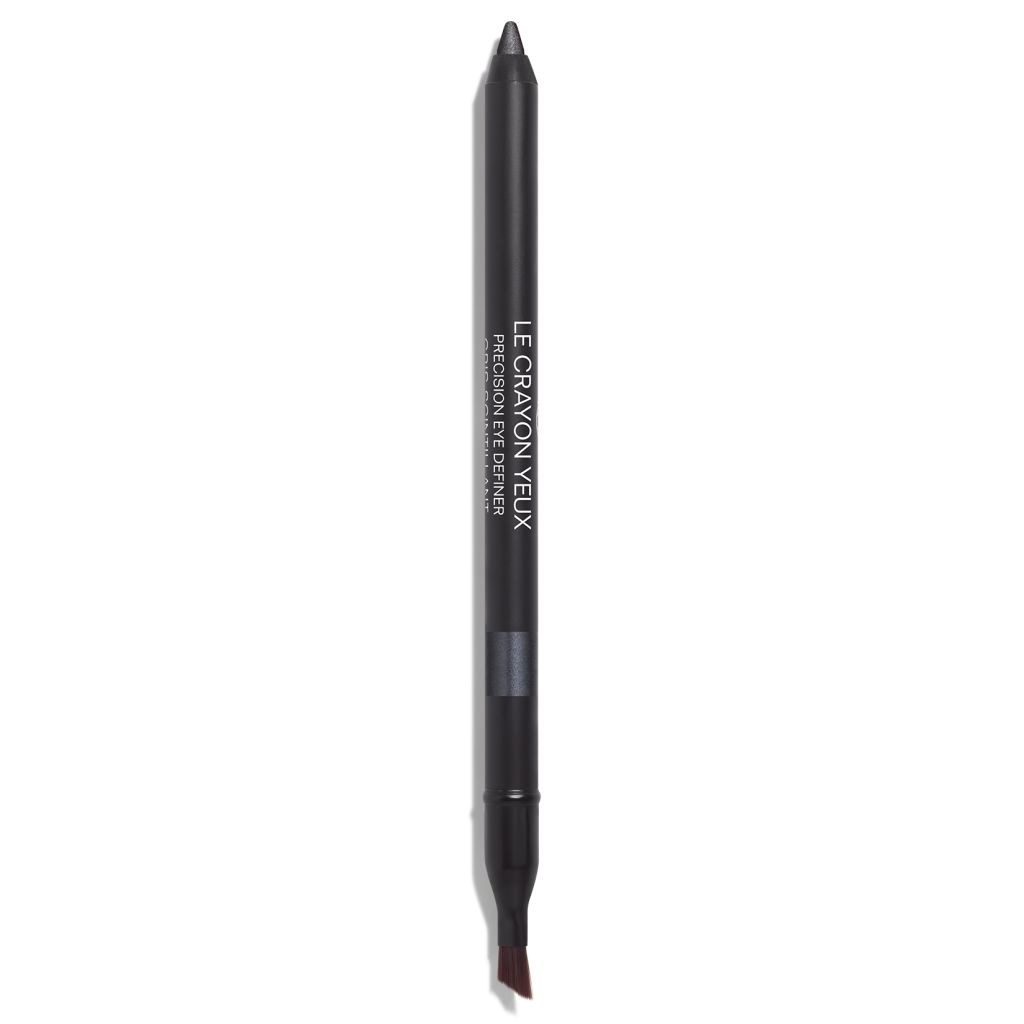 CHANEL Le Crayon Yeux Matita Occhi 69 Gris Scintillant - 1g, Colore Intenso, Effetto Sfumato, Temperino Incluso