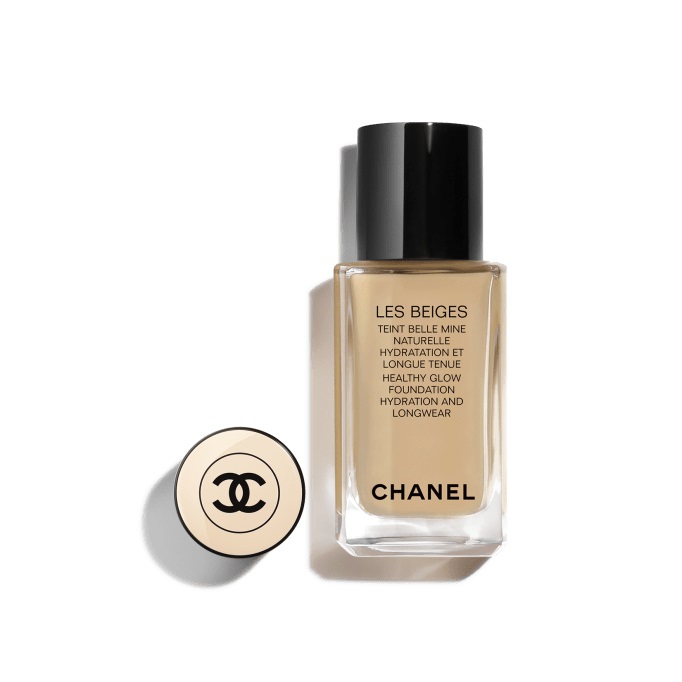 CHANEL Les Beiges Teint Belle Mine Naturelle Fondotinta Liquido BO33 - Effetto Radioso e Naturale, 30 ml