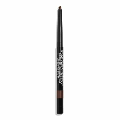 CHANEL Stylo Yeux Waterproof 943 Brun Agapé - Eyeliner a Lunga Tenuta, Waterproof con Mina Retraibile e Temperamatite