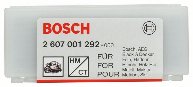 Bosch Lama per Pialla Dritta in Metallo Duro 82,4 x 5,5 mm, Angolo 40°, Confezione da 10 pz