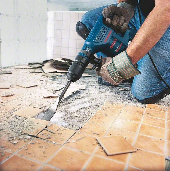Bosch GSH 3 E Martello Demolitore 650 W con attacco SDS-plus, Peso 3,5 kg, Potenza del colpo 2,6 J