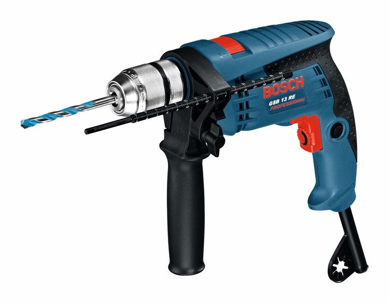 Bosch GSB 13 RE Trapano a Percussione 600W, 2800 Giri/min, Mandrino Autoserrante 13mm, Peso 1,8 kg