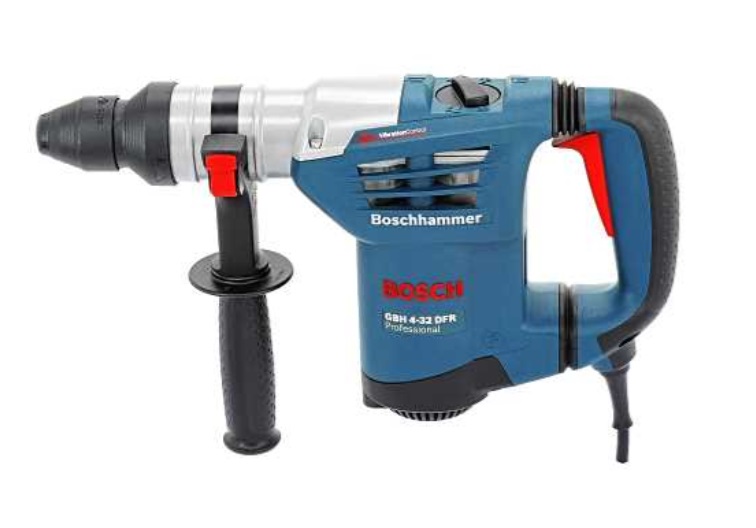 Bosch GBH 4-32 DFR Professional - Martello Perforatore 900 W, 800 Giri/min, Mandrino SDS-plus, Potenza del Colpo 4,2 J, Valigetta Professionale