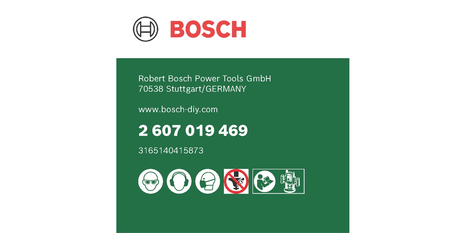 Bosch Set da 15 Pezzi di Frese in Metallo Duro per Legno, 45 x 40 x 25 cm, Compatibile con Fresatrici Verticali da 8 mm