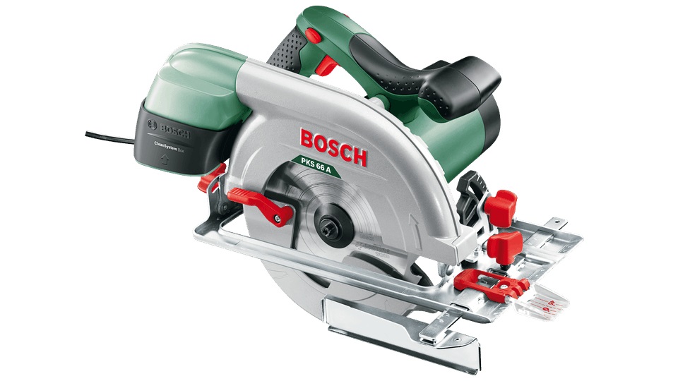 Bosch PKS 66 A Sega Circolare 1600W, Diametro Lama 190 mm, 5000 Giri/min, Profondità di Taglio 66 mm