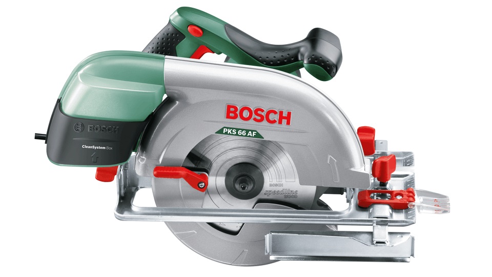Bosch PKS 66 A Sega Circolare 1600W, Diametro Lama 190 mm, 5000 Giri/min, Profondità di Taglio 66 mm