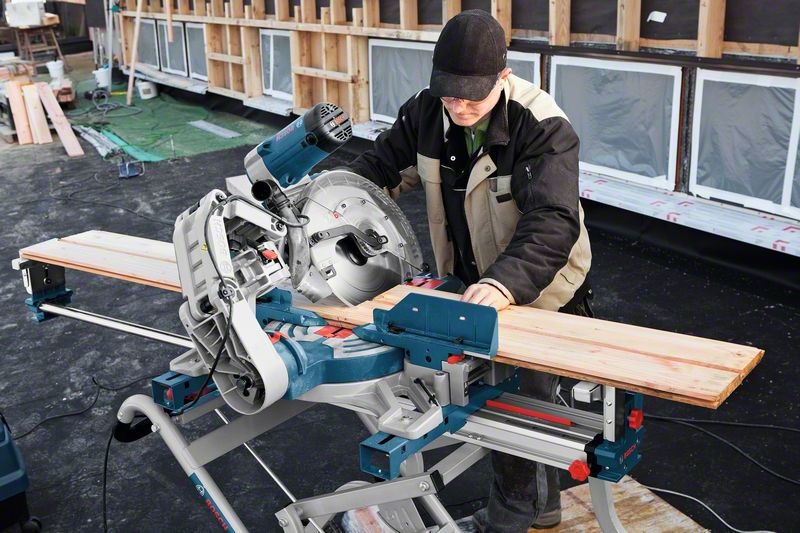 Bosch GCM 12 GDL Professional - Troncatrice Radiale 2000W con Laser a Doppia Linea e Accessori