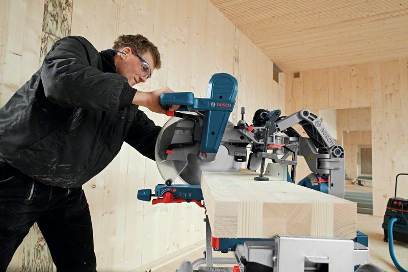 Bosch GCM 12 GDL Professional - Troncatrice Radiale 2000W con Laser a Doppia Linea e Accessori