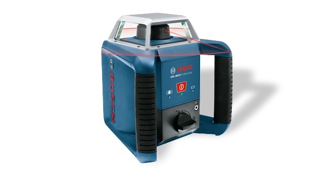Bosch GRL 400 H Professional Livella Rotatoria Autolivellante 400 m 635 nm Precisione ± 0,08 mm/m