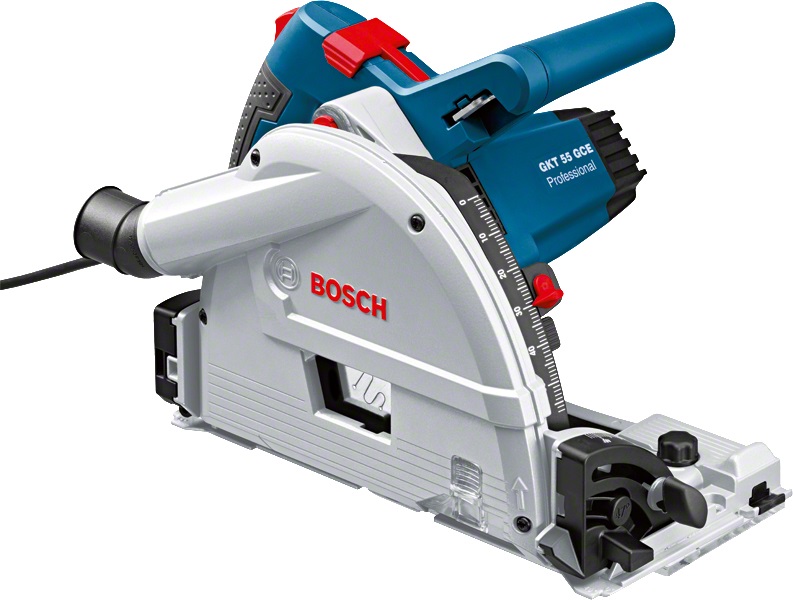 Bosch GKT 55 GCE Sega Circolare Professionale 1400W, Lama Ø 165 mm, 6250 Giri/min, Inclusa L-Boxx e Lama per Legno