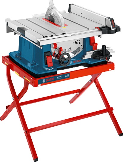 Bosch GTA 6000 - Banco da Trasporto e da Lavoro, Lunghezza 750 mm, Adatto per GTS 10 XC, Struttura in Acciaio, Design Pieghevole