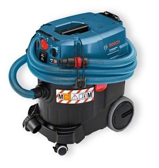 Bosch GAS 35 M AFC Professional Aspiratore a Umido e Secco 35 L 1380 W Nero/Blu