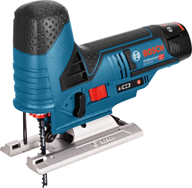 Bosch GST 12V-70 Professional Seghetto Alternativo a Batteria 12V - 2800 corse/min, Capacità di Taglio Max 70 mm, Peso 1,5 kg