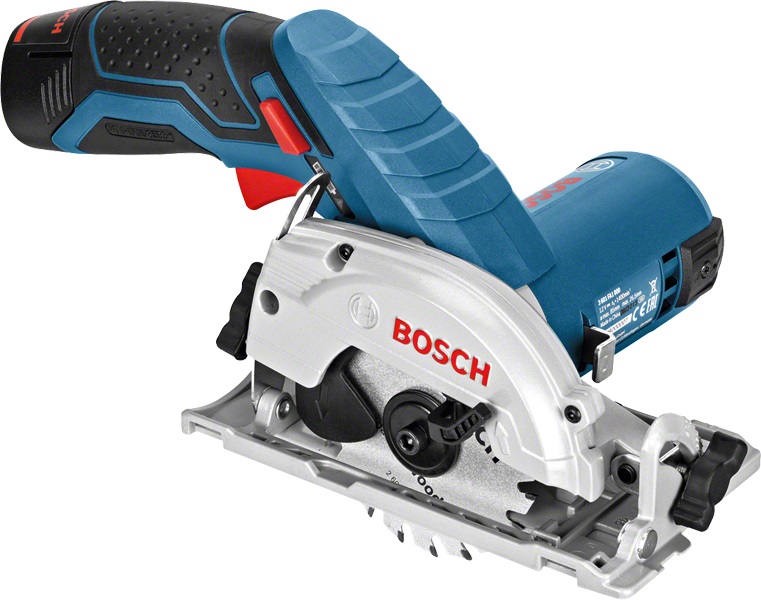 Bosch GKS 12V-26 Professional - Sega Circolare a Batteria 8,5 cm, 1400 Giri/Min, 1.4 kg, 12 V, Nero e Blu