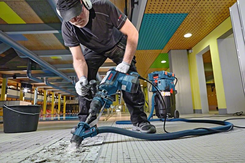 Bosch Professional GDE MAX - Accessorio di Aspirazione per Demolitori SDS MAX con Sistema Click & Clean