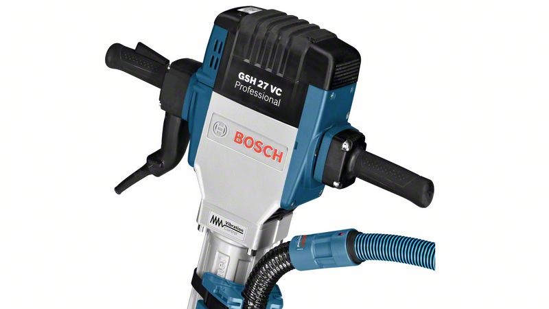 Bosch GDE hex Professional - Sistema di aspirazione delle polveri per lavori di demolizione, facile da montare e realizzato in materiali di alta qualità