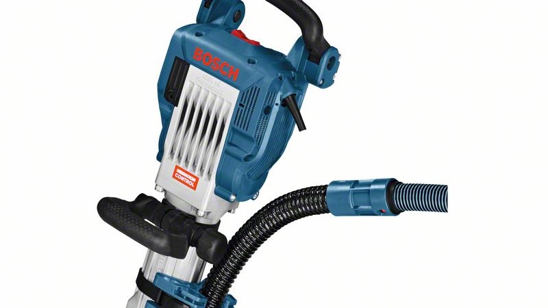 Bosch GDE hex Professional - Sistema di aspirazione delle polveri per lavori di demolizione, facile da montare e realizzato in materiali di alta qualità