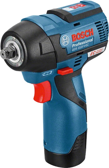 Bosch GDS 12V-115 Professional Avvitatore a Massa Battente a Batteria 3/8'' 2600 Giri/min 115 Nm Blu