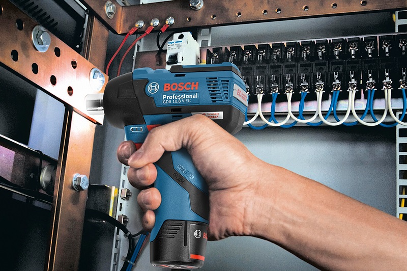 Bosch GDS 12V-115 Professional Avvitatore a Massa Battente a Batteria 3/8'' 2600 Giri/min 115 Nm Blu