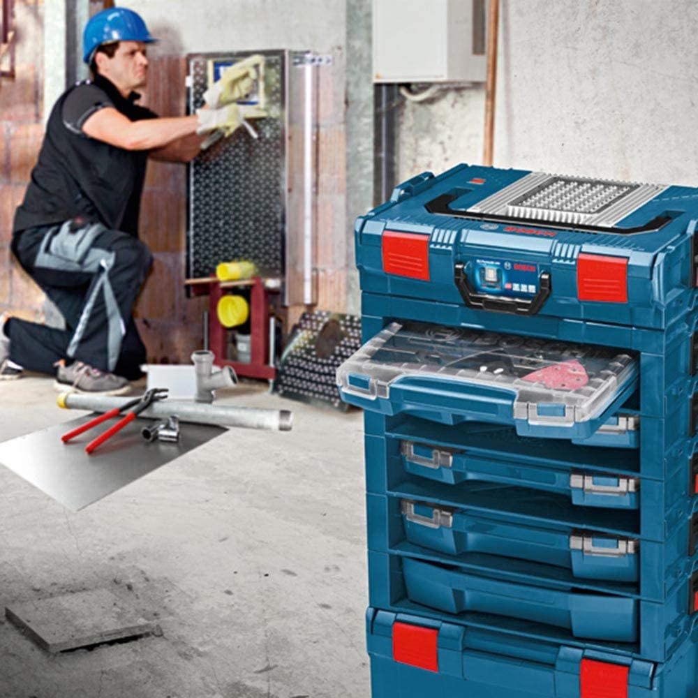 Bosch i-BOXX 72 Maletín con Set di 10 Pezzi - Materiale ABS, Dimensioni 315x375x70 mm, Peso 0,9 kg