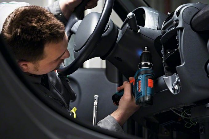 Bosch GSR 10,8-2-LI Professional Trapano Avvitatore 12V, Coppia di Serraggio 30 Nm, Design Compatto