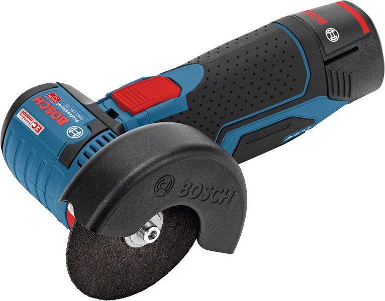 Bosch GWS 12V-76 Professional Smerigliatrice Angolare 12V, Diametro Disco 76 mm, 19500 Giri/min, Motore Brushless, 3 Mole da Taglio, Senza Batteria e Caricabatteria