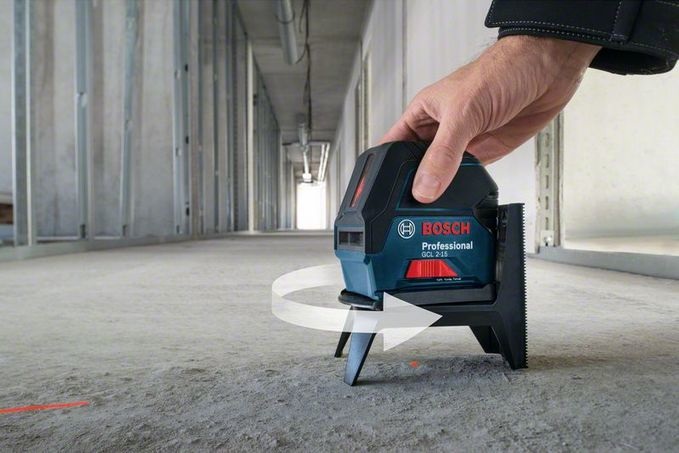 Bosch GCL 2-50 C Livella Laser Lineare/Puntiforme, Raggio 20 m, Precisione ±0,3 mm/m, Colore Nero/Blu, Filettatura 1/4