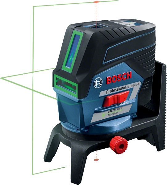 Bosch GCL 2-50 CG PROFESSIONAL Livella Laser Combinata Verde con Bluetooth, Raggio d'Azione fino a 20 m, Accessori Inclusi