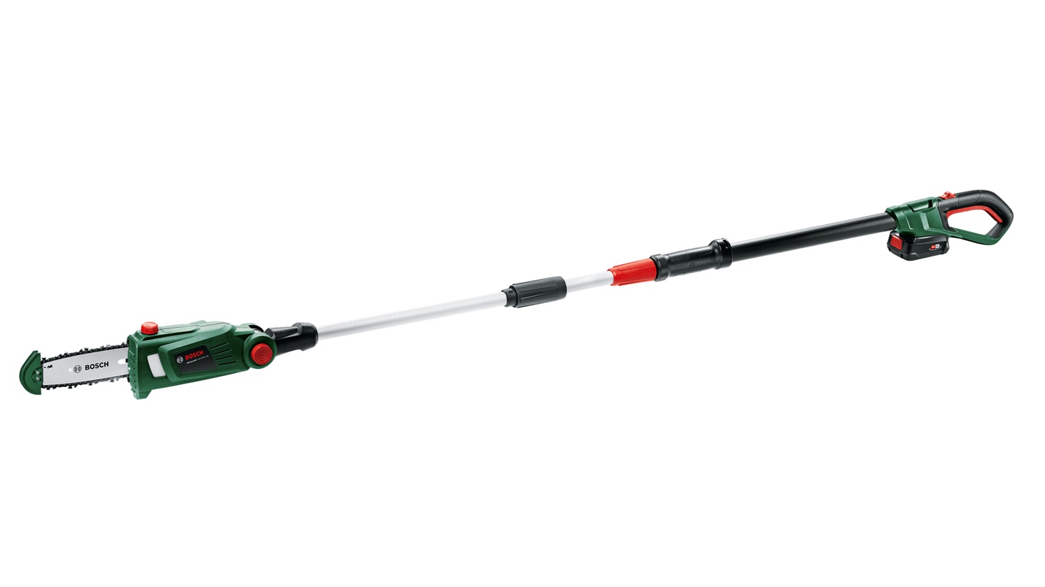 Bosch UniversalChainPole 18 - Potatore Telescopico a Batteria, 3,6 kg, 18V, Asta Telescopica 210-260 cm, Velocità Catena 4 m/s