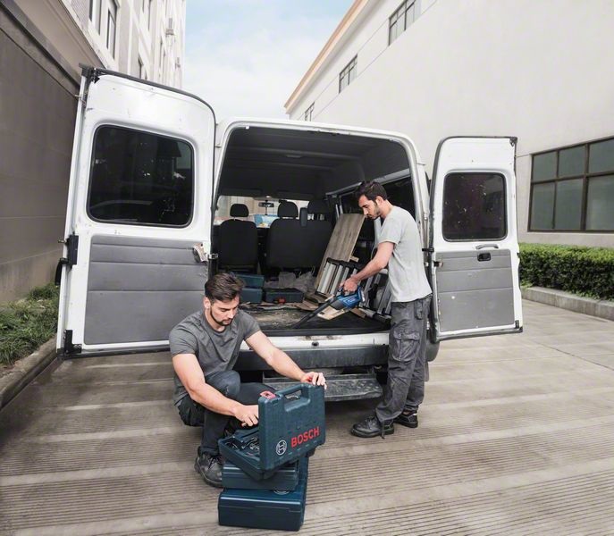 Bosch GAS 18V-1 Professional Aspirapolvere a Batteria Senza Sacchetto, Capacità 1L, 18V, Maneggevole e Potente