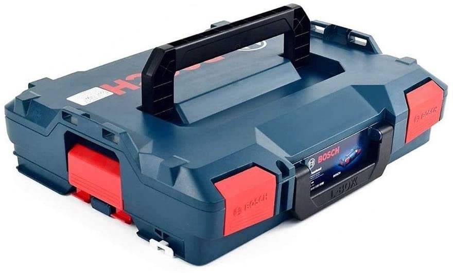 Bosch L-BOXX 102 Professional - Valigetta Blu in ABS, Sistema di Impilaggio, Maniglia Pieghevole, Capacità 25 kg