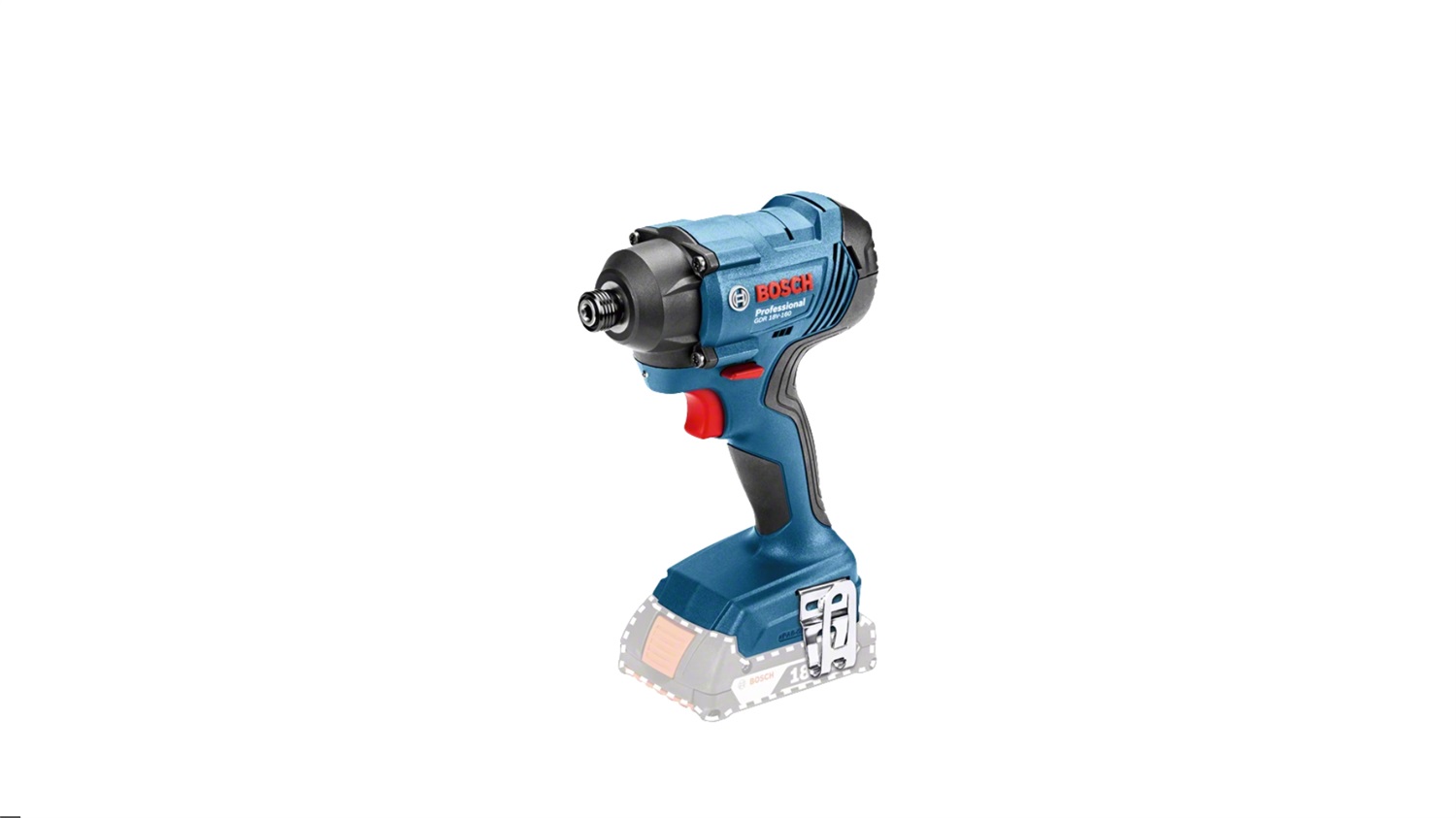 Bosch GDR 18V-160 Avvitatore a Massa Battente 36 W, 18 V, Coppia Max 160 Nm, 0-3.600 Colpi/min, Ergonomico