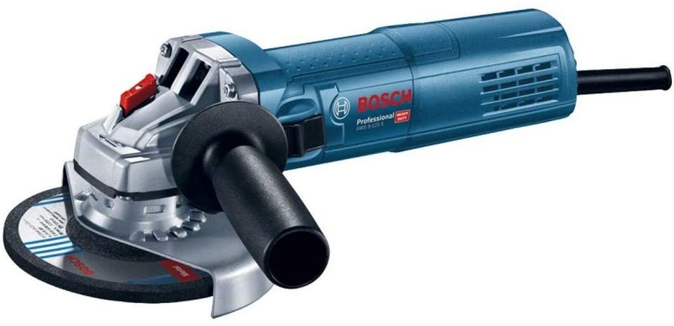 Bosch GWS 9-125 S Professional Smerigliatrice Angolare 900 W, 125 mm, 11000 Giri/min, Leggera e Maneggevole