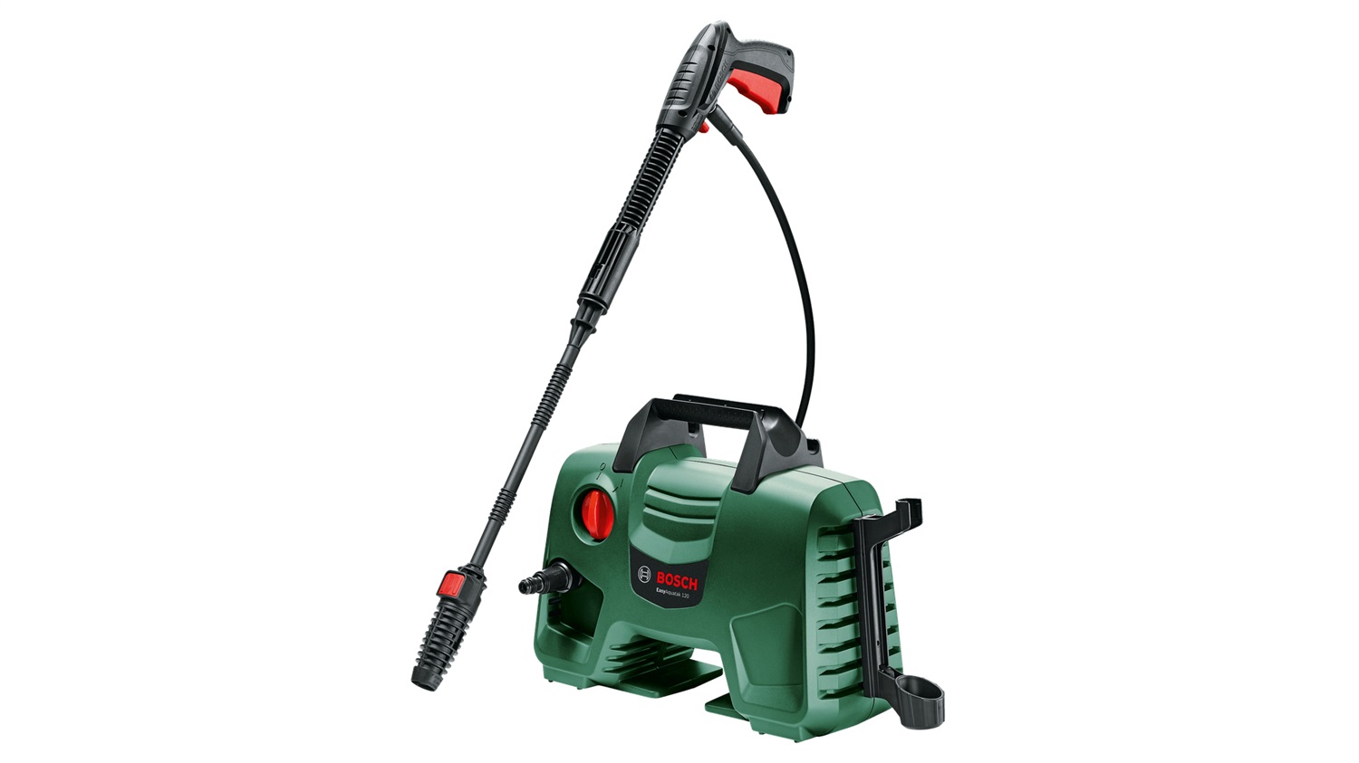 Bosch EasyAquatak 120 Idropulitrice Compatta Elettrica 1500 W, 350 l/h, 3 Ugelli, Filtro Trasparente, Cavo e Tubo Flessibile 5 m