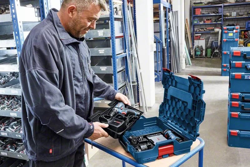Bosch L-BOXX 102 - Scatola per Utensili con Set di 13 Armadietti Inset-Box, Robusta e Flessibile
