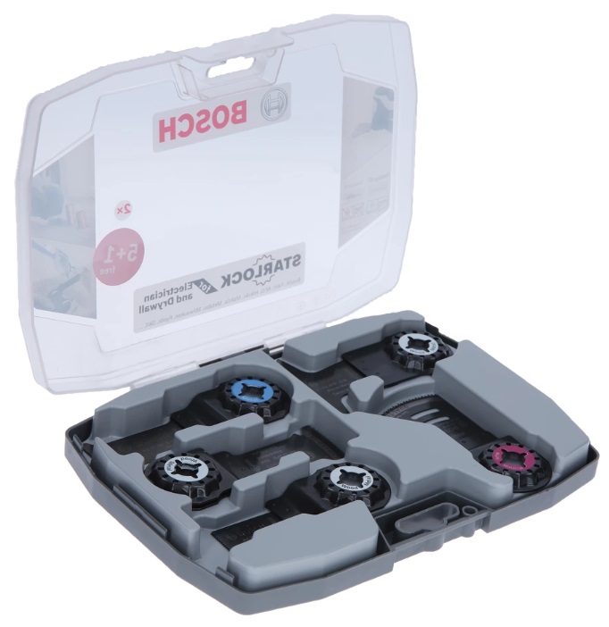 Bosch Set Starlock Professionale da 6 pz. di lame per taglio in legno, metallo e multimateriale - 2608664622