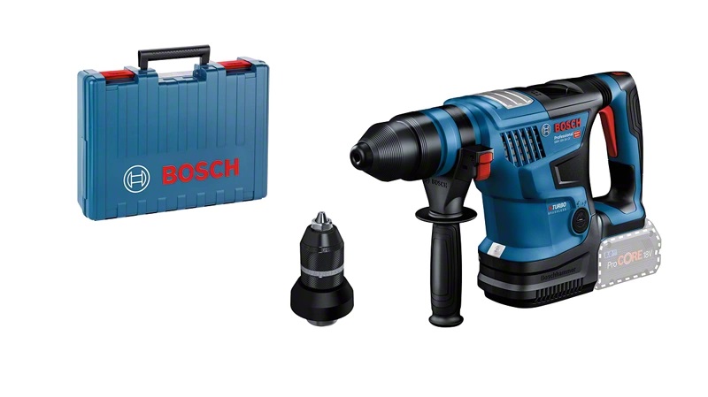 Bosch GBH 18V-34 CF Professional Martello Perforatore a Batteria SDS-plus 5,8 J con Bluetooth e Valigetta - 500 Giri/min