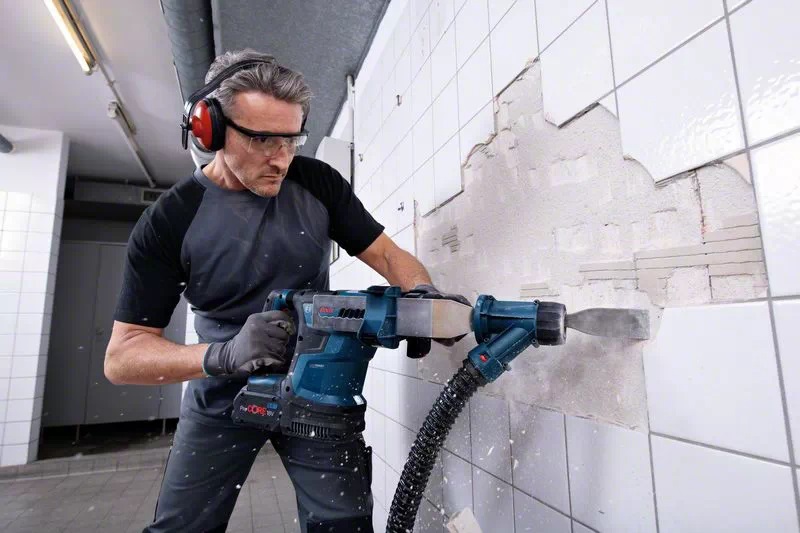 Bosch GBH 18V-34 CF Professional Martello Perforatore a Batteria SDS-plus 5,8 J con Bluetooth e Valigetta - 500 Giri/min