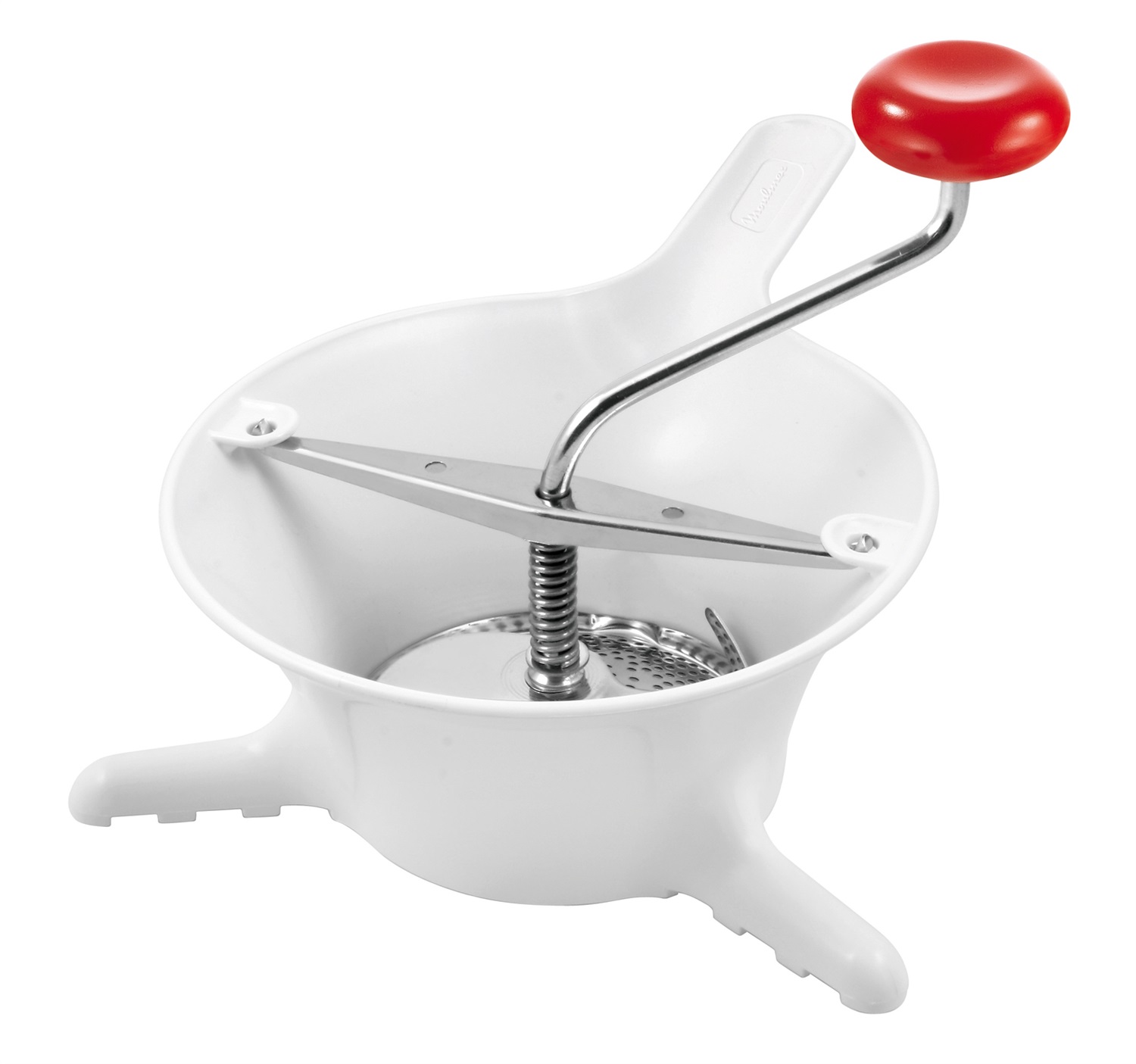 Moulinex K10121 Moulin-Legumes Affetta/Sbuccia Alimenti - Rosso, Acciaio Inossidabile, 18 cm
