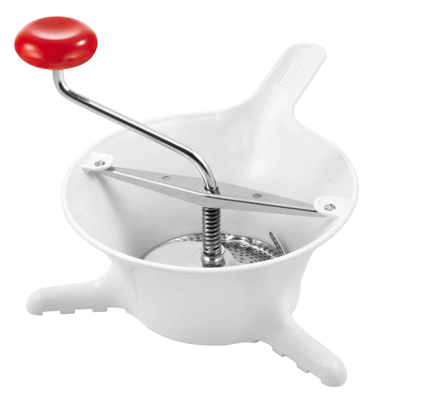 Moulinex K10121 Moulin-Legumes Affetta/Sbuccia Alimenti - Rosso, Acciaio Inossidabile, 18 cm