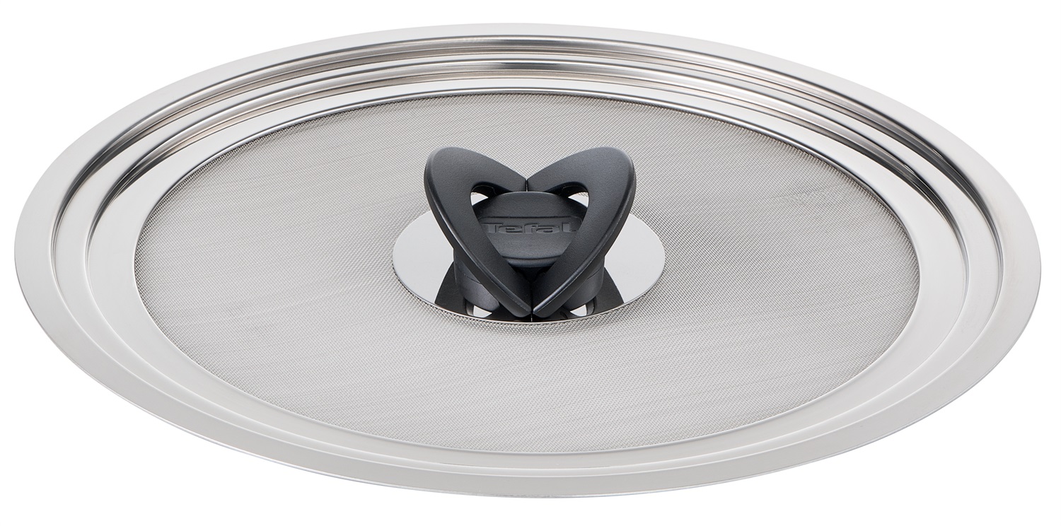 Tefal Ingenio L98799 Coperchio Antiproiezione in Acciaio Inox - 24/30 cm