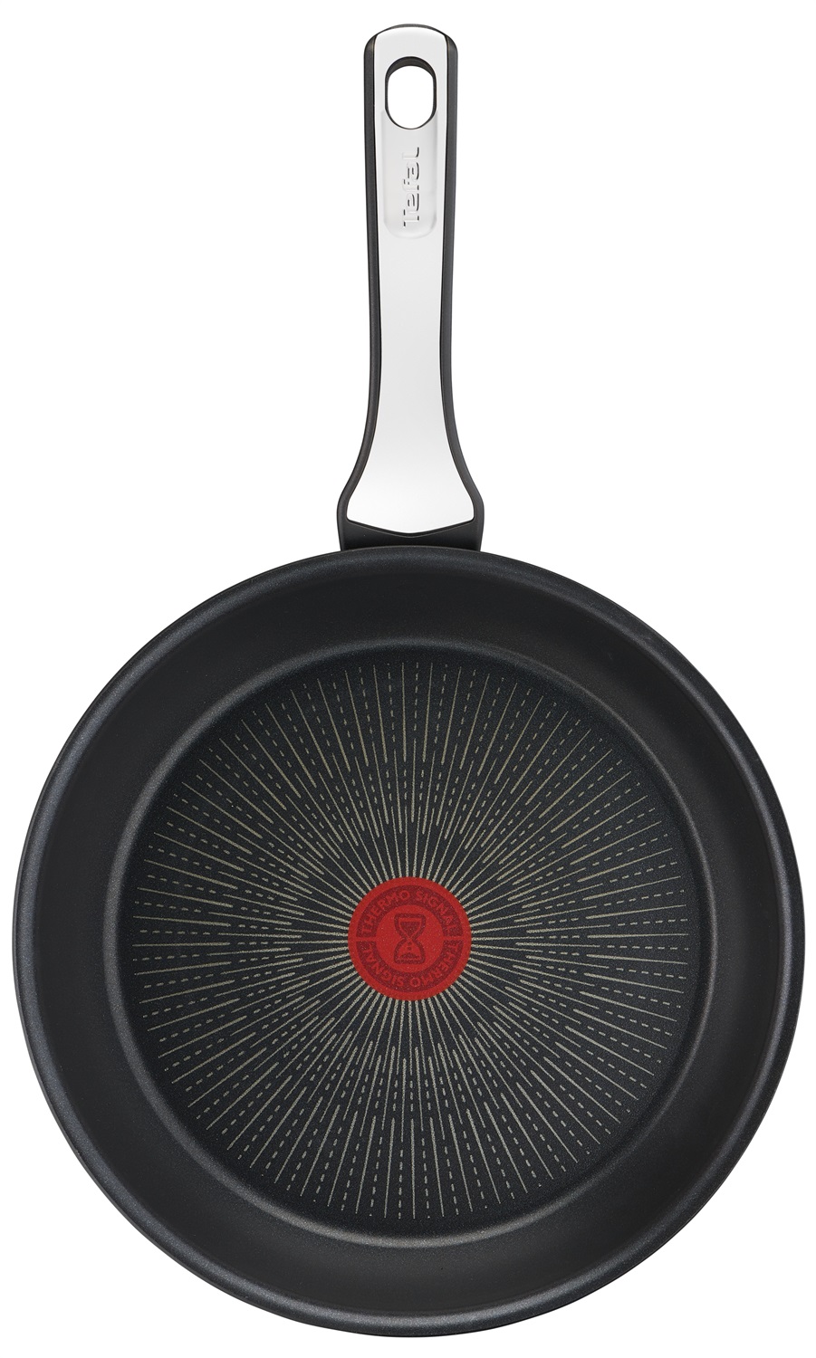 Tefal Unlimited On Set di 3 padelle da 20, 24 e 28 cm con rivestimento antigraffio e tecnologia Thermo-Fusion, adatte a tutti i piani cottura