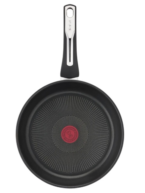 Tefal Emotion E3000404 Padella Multiuso Rotonda 24 cm in Acciaio Inossidabile con Rivestimento in Titanio