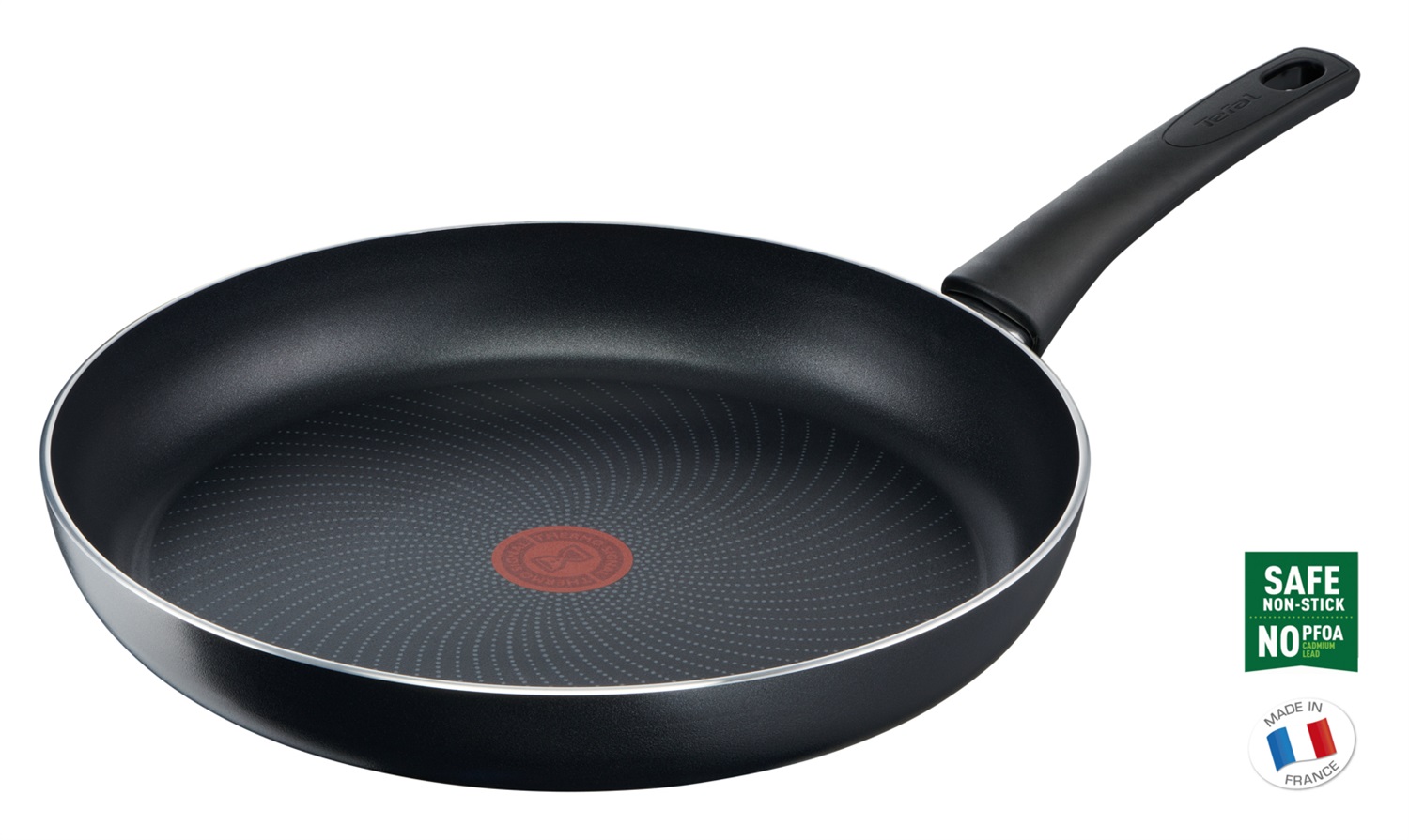 Tefal Generous Cook C27808 - Padella in alluminio a induzione con rivestimento antiaderente in titanio e segnale termico